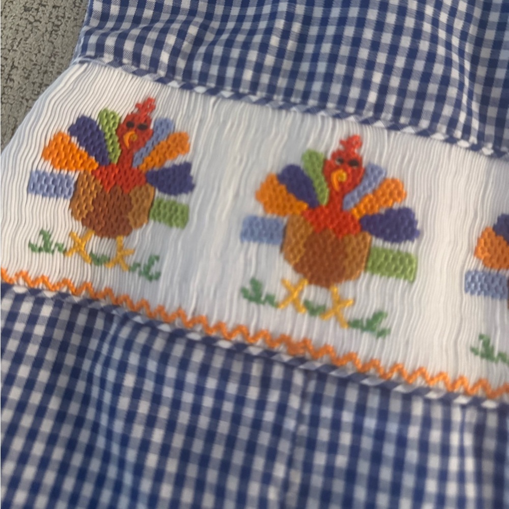 Anavini Boys Shortall Thanksgiving Turkey 6M - Picture 2 of 4